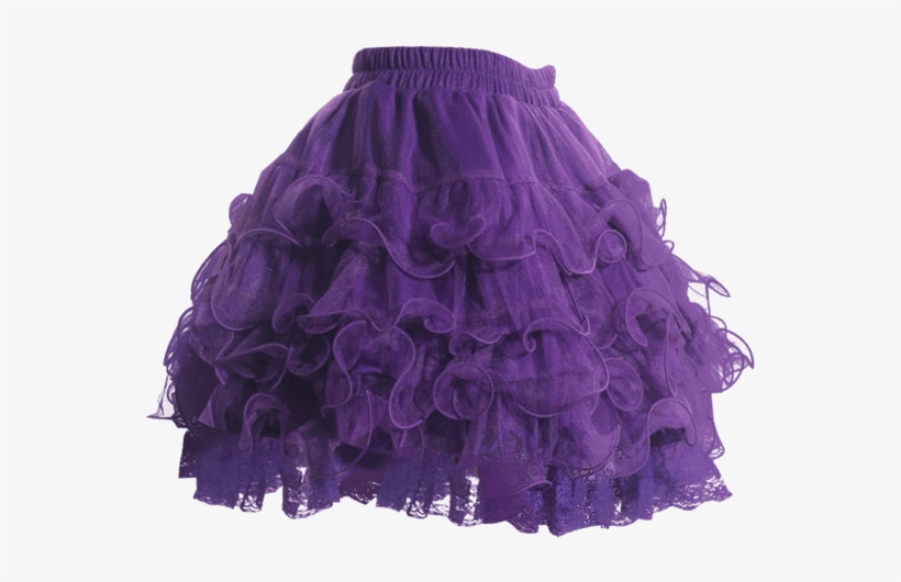 Gothic Short Ruffle Skirt - Skirt, transparent png