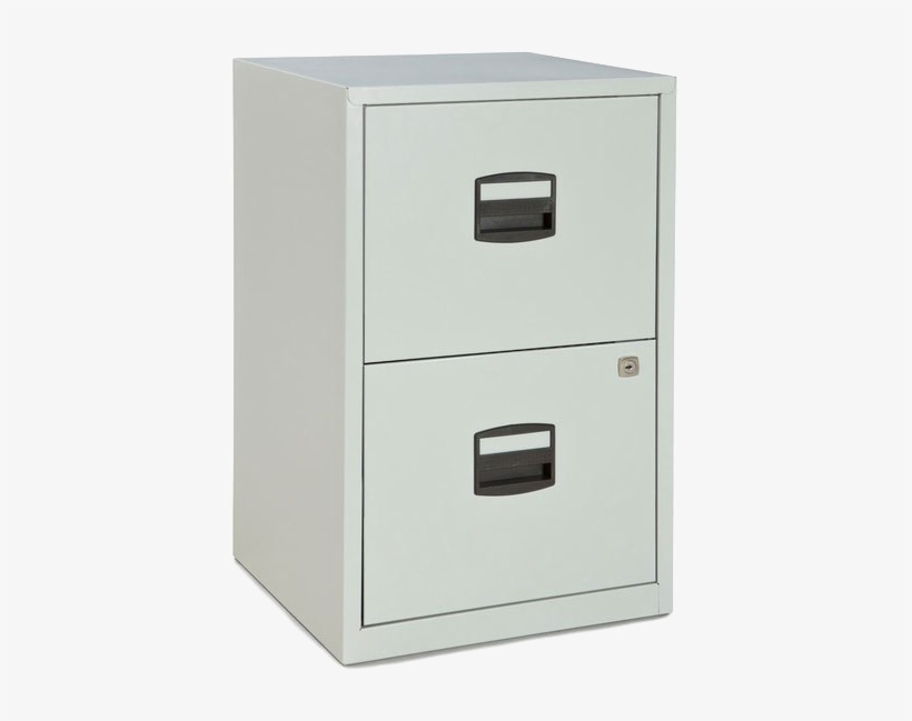 File Cabinet Png Clipart - Bisley 2-drawer Steel Home Or Office Filing Cabinet, transparent png