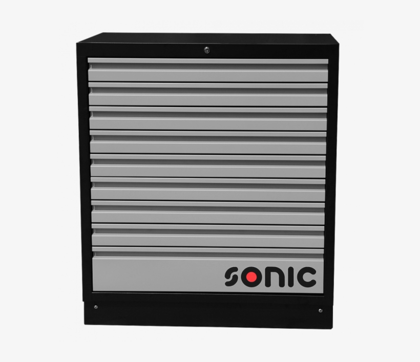 Sonic Equipment Sonic 34`` Schrank Ohne Arbeitsplatte, transparent png