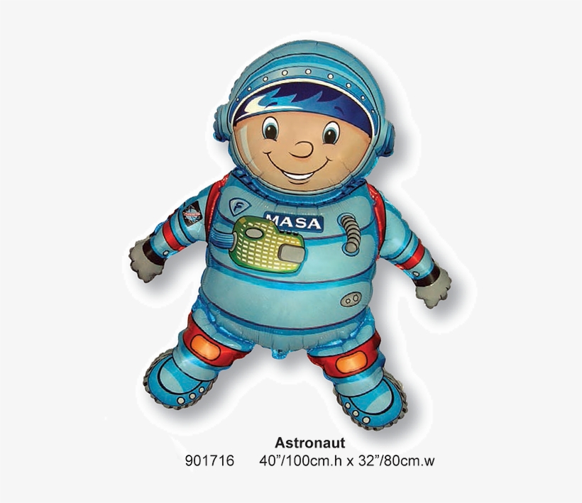Astronaut - 40" Jumbo Astronaut Mylar Balloon - Mylar Balloons, transparent png