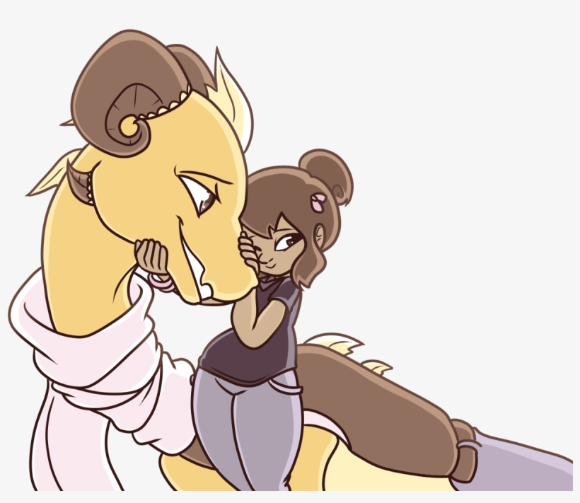 Super Quick Thing W/ Older Frisk And Actually A Giant - Frisk X Monster Kid, transparent png