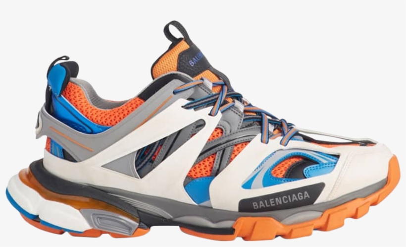Balenciaga Track Trainer 'orange Grey' - Hiking Shoe, transparent png