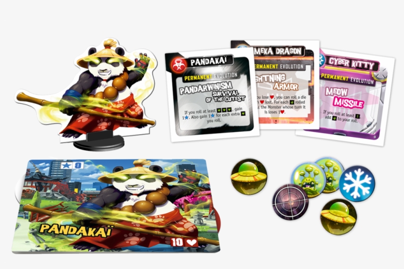 Power Up Is The First Expansion Released For King Of - King Of Tokyo Expansion Power Up, transparent png