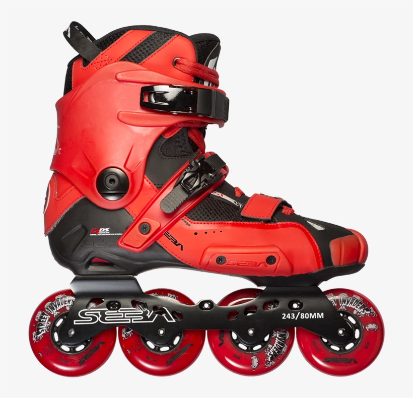 Roller Skates Png, Download Png Image With Transparent - Seba High Light Red, transparent png