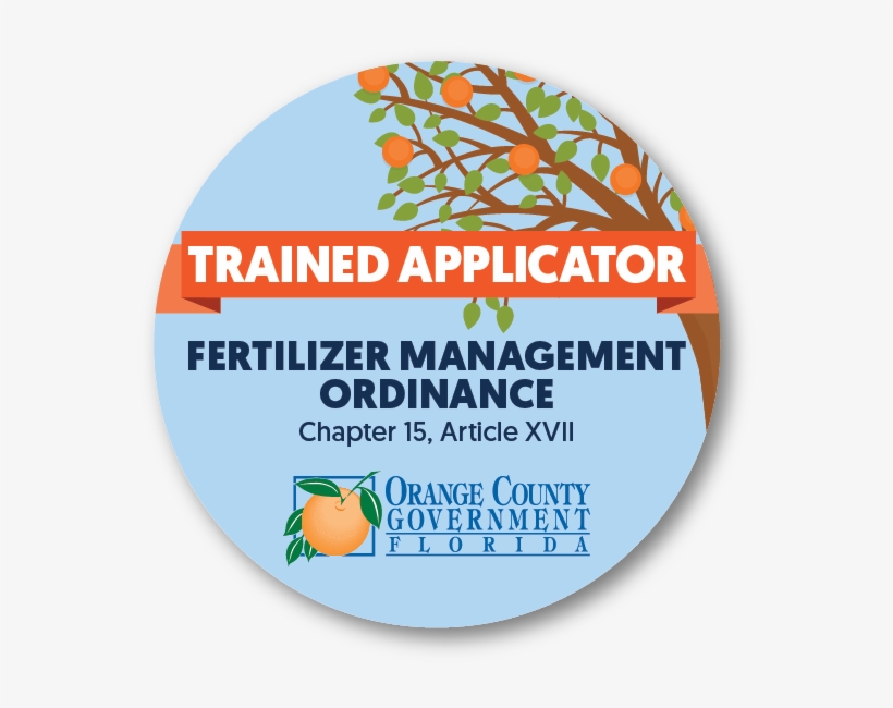 Trained Applicator Decal - Orange County, Florida, transparent png