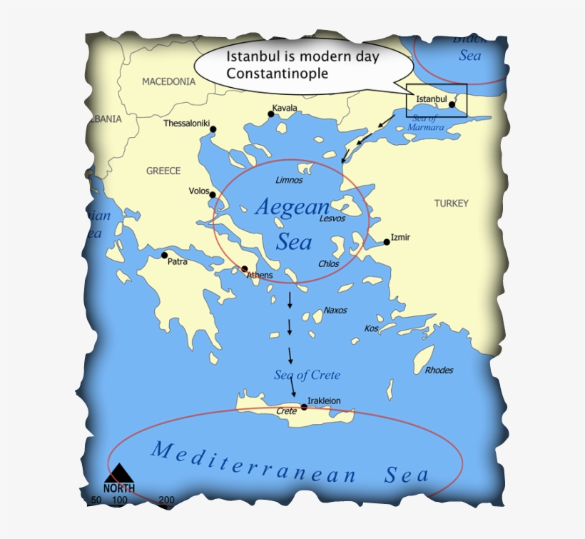 Christian, Greek, And Roman Influenced Their Religion - Byzantine Empire Aegean Sea, transparent png