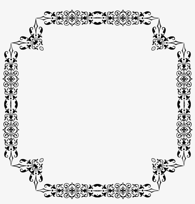 Laurel Frame Png Blue, transparent png