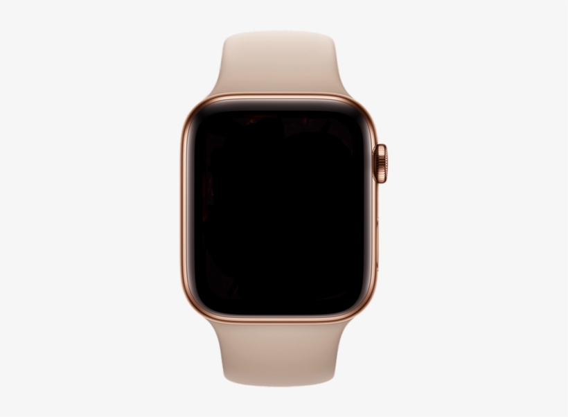 Apple Watch 4 Edelstahl Gold, transparent png