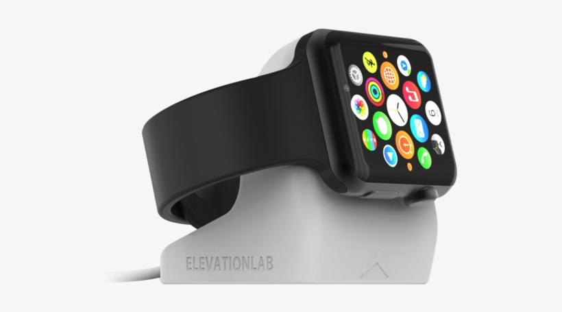 Elevationlab Nightstand For Apple Watch White, transparent png