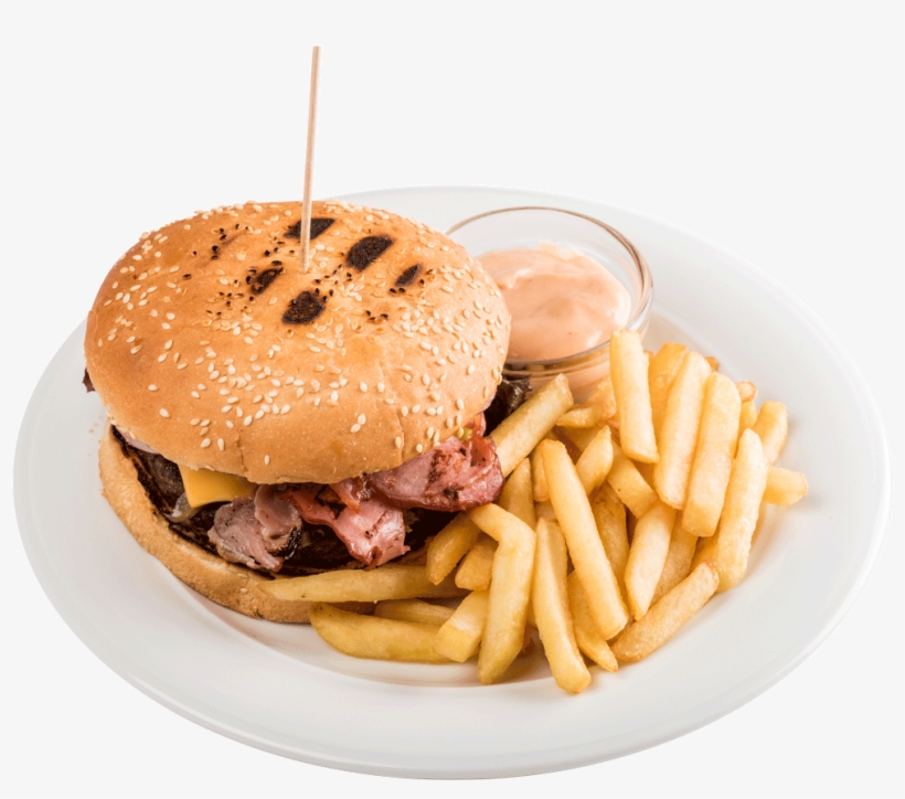 Meniu Spicy Bacon Cheeseburger - Fast Food, transparent png