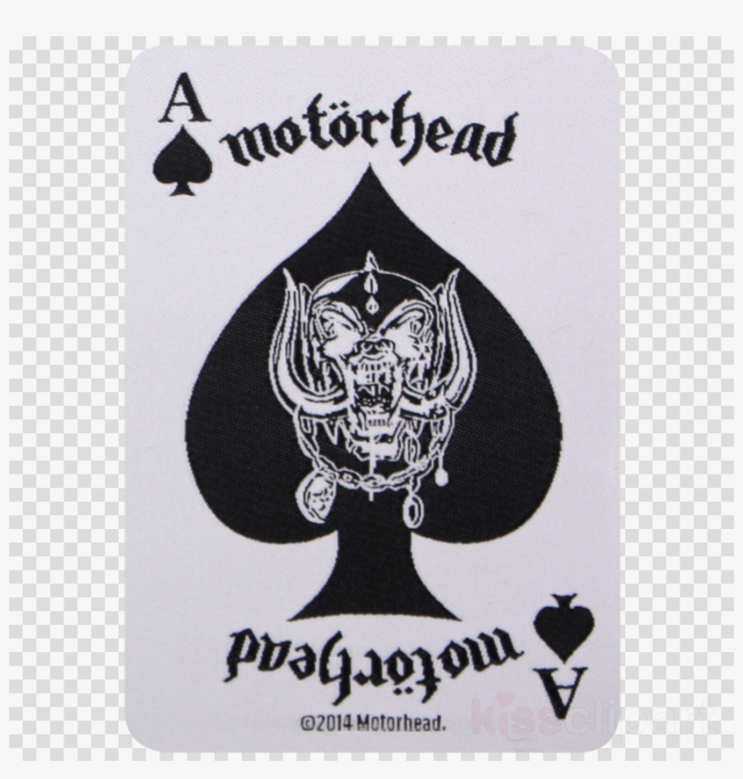 Motorhead Ace Of Spades Card Patch Clipart Motörhead - Ace Of Spades Motorhead, transparent png