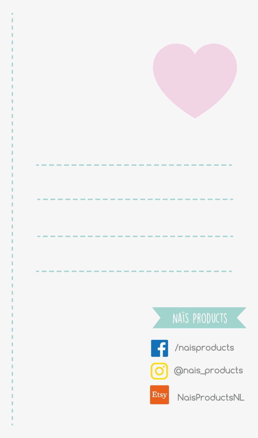 Pug Card Set - Heart, transparent png