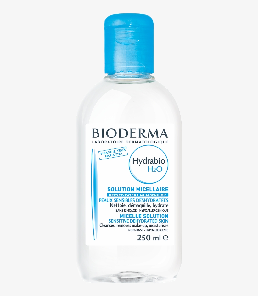 Bioderma Hydrabio H2o Micellar Solution 250ml - Bioderma Crealine Sensibio H2o, transparent png