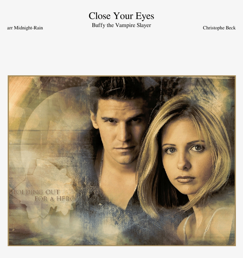 Close Your Eyes - Buffy And Angel, transparent png
