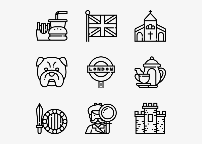 English Symbol - Design Icon, transparent png