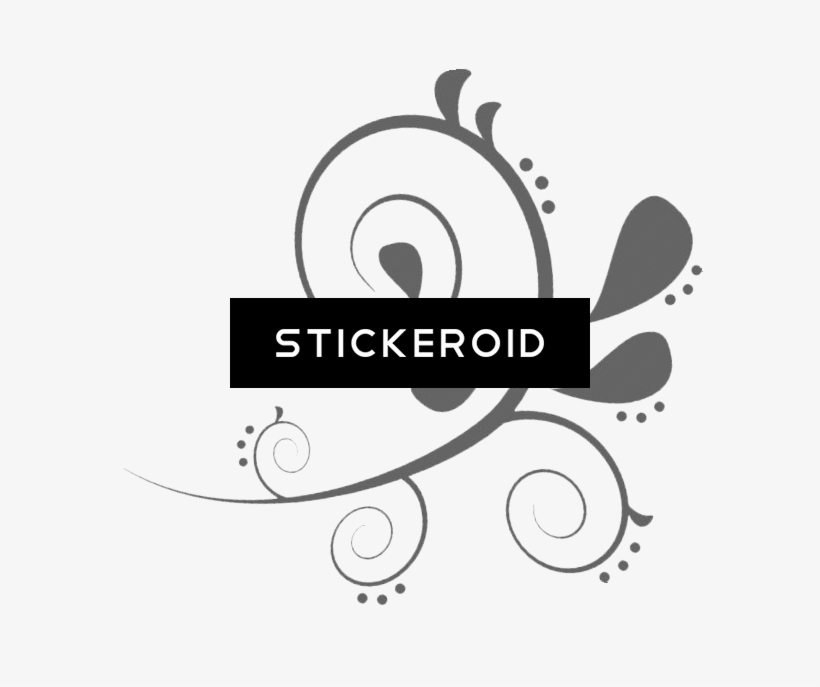 Body Art Tattoos - Black Swirls Transparent Background, transparent png