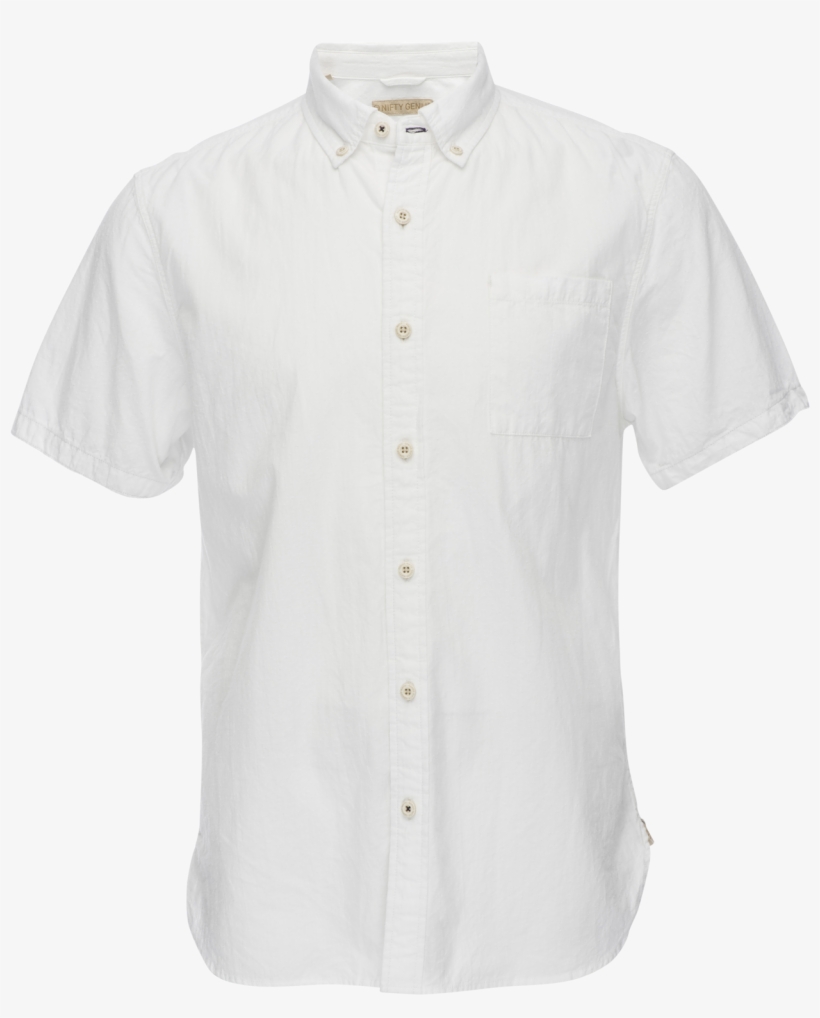 Nifty Genius Truman Subtle Texture White Cotton Button, transparent png