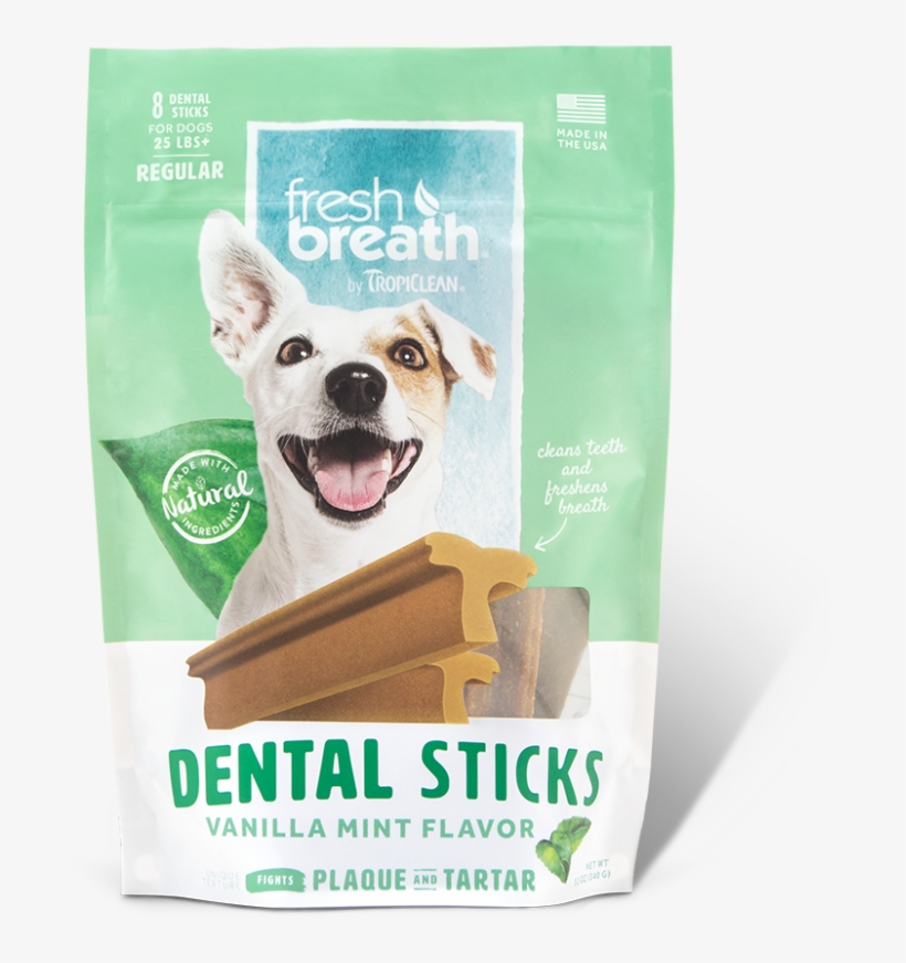 Fresh Breath By Tropiclean Dental Sticks For Dogs - Tropiclean Clean Teeth Gel, 118 Ml, transparent png