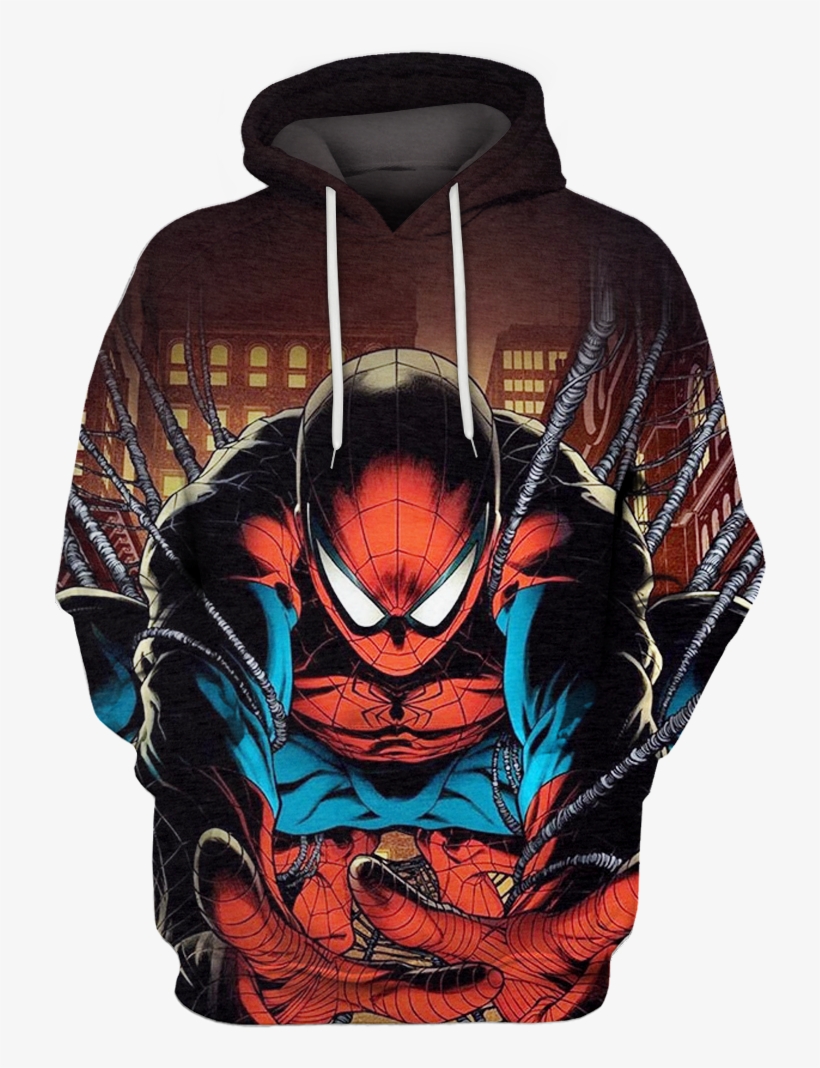 Spider Man The Avenger Movie Hoodie 3d - Spider-man Der Avenger, transparent png