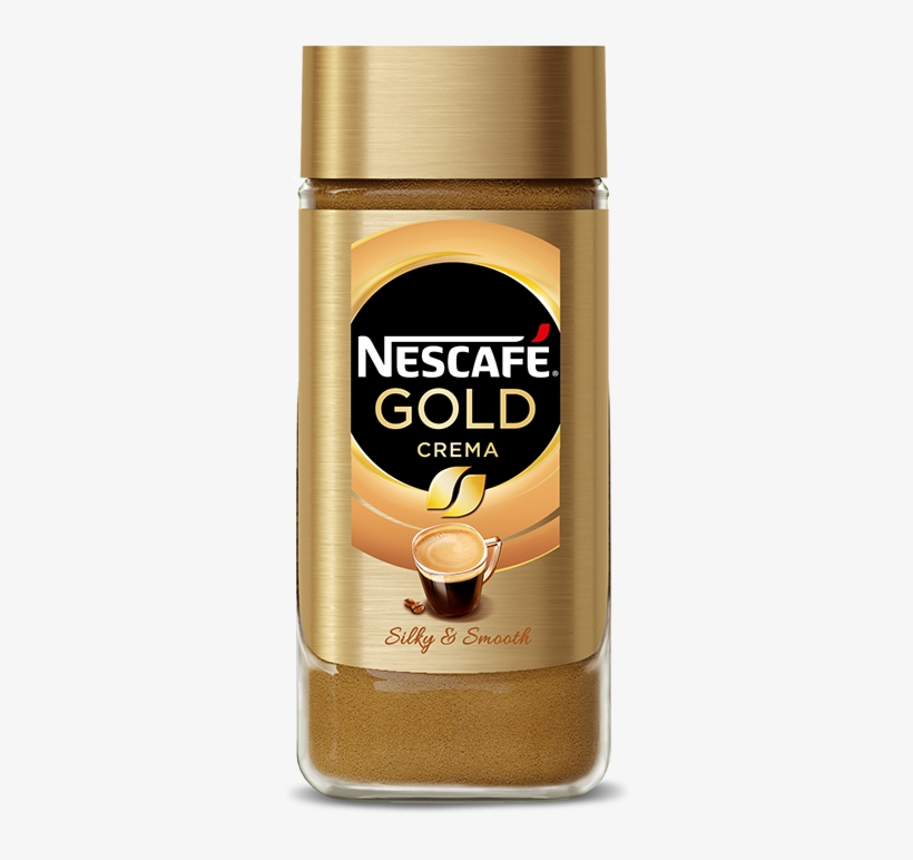 Nescafe Gold Crema Instant Coffee, transparent png