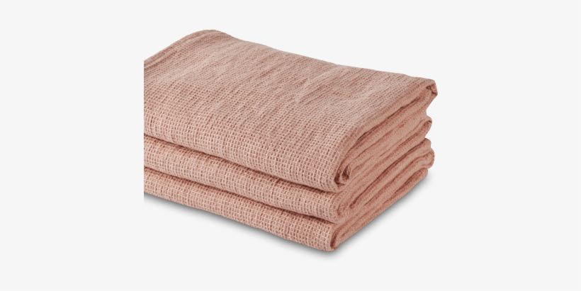 Rose Des Sables Linen Honeycomb Towel 100 X 150cm - Desert Rose, transparent png