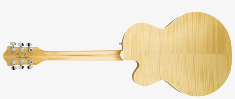 Hollow Body - Gretsch G6120sh Brian Setzer Hot Rod, Blonde/flame, transparent png