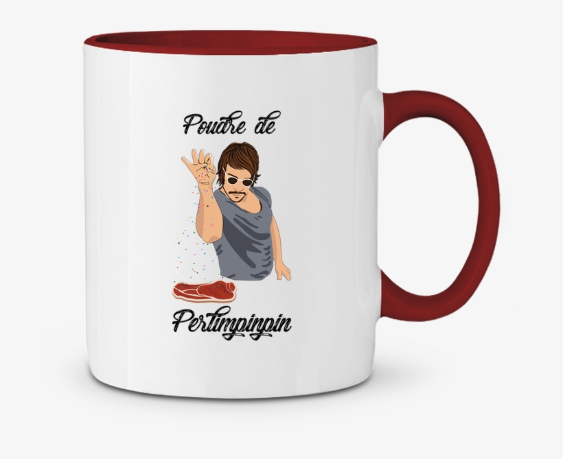 Mug En Céramique Bicolore Poudre De Perlimpinpin Vs - Mug, transparent png