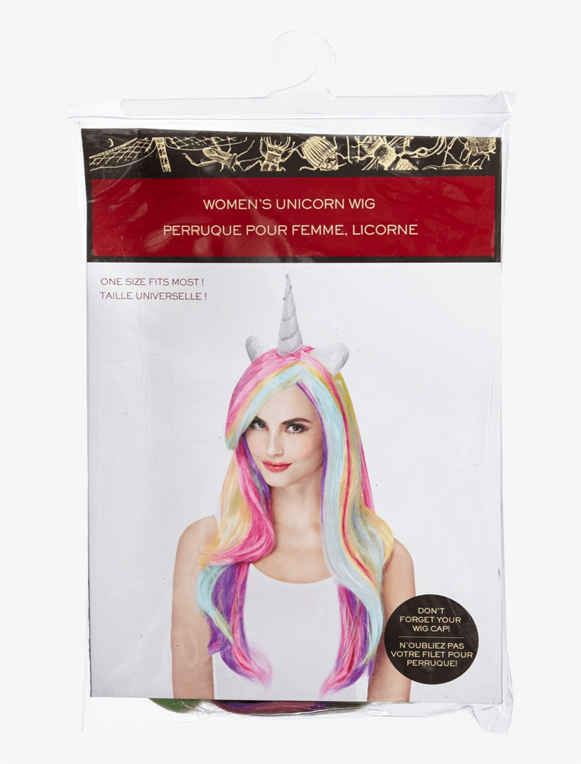 Unicorn Wig - Blond, transparent png