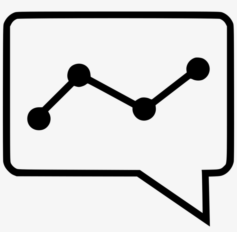 Analytics Chat Bubble Analayze Conversation Message - Correlation Icon, transparent png