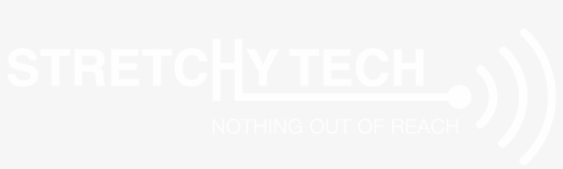 Stretchy Tech Logo Without Background With Strap Line - Wordpress Logo White Png, transparent png