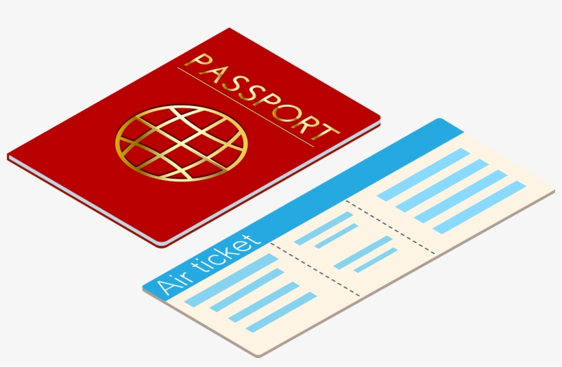 Graphic Library And Ticket Transparent Clip Art Gallery - Transparent Background Passport Clipart, transparent png