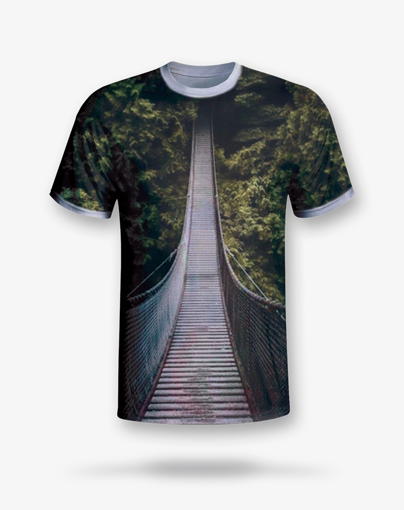 Wooden Bridge - Lynn Canyon Suspension Bridge, transparent png