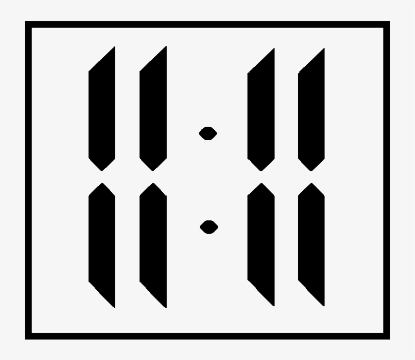 1111 Music - Wall Clock, transparent png