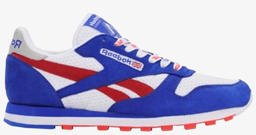 Palace X Classic Leather R12 - Buy Reebok Palace Shoes White Blue Red, transparent png