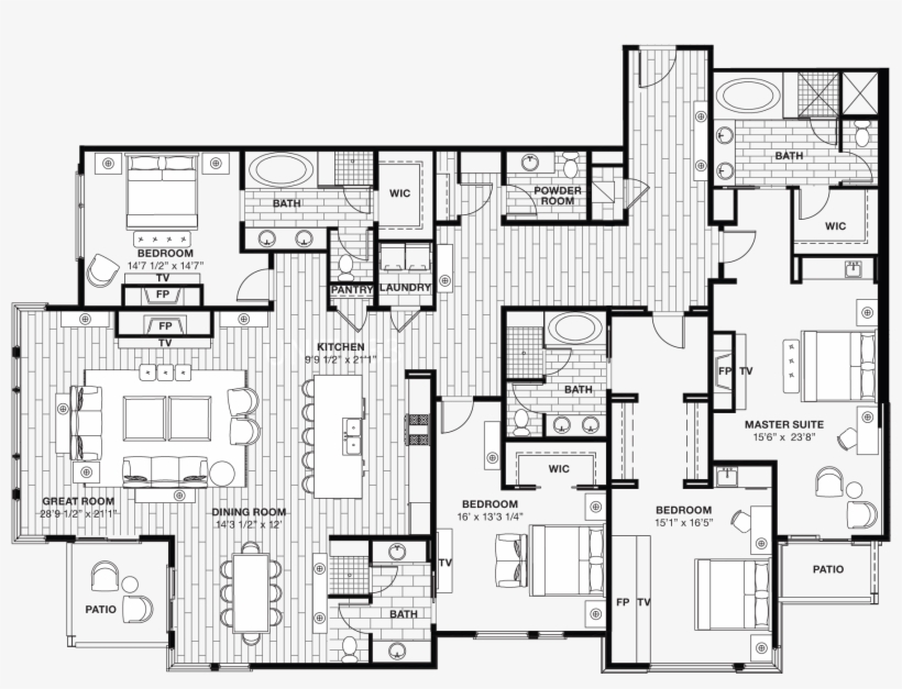 333 Level03 - Floor Plan, transparent png