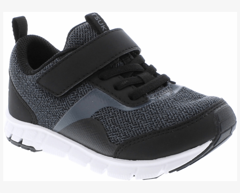 Tsukihoshi Little Kids Sonic Black/grey - Shoe, transparent png