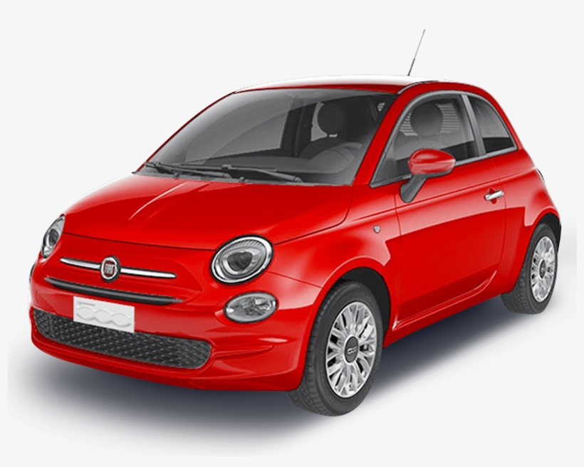 Fiat 500 Red Png, transparent png