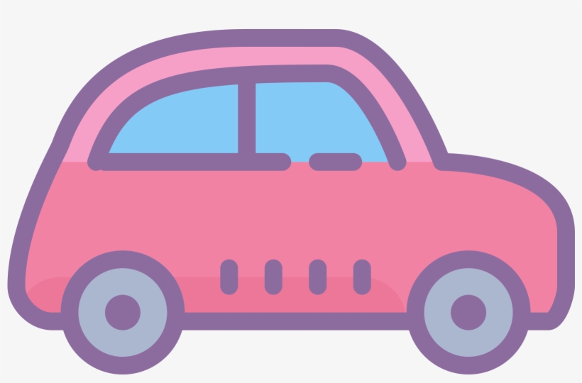This Icon Is A Part Of A Collection Of Fiat 500 Flat - Fiat 500, transparent png