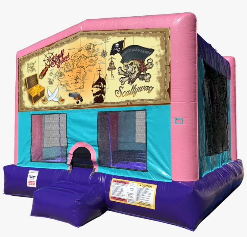 Pirate Sparkly Pink Bounce House Rentals In Austin - Austin Bounce House Rentals, transparent png