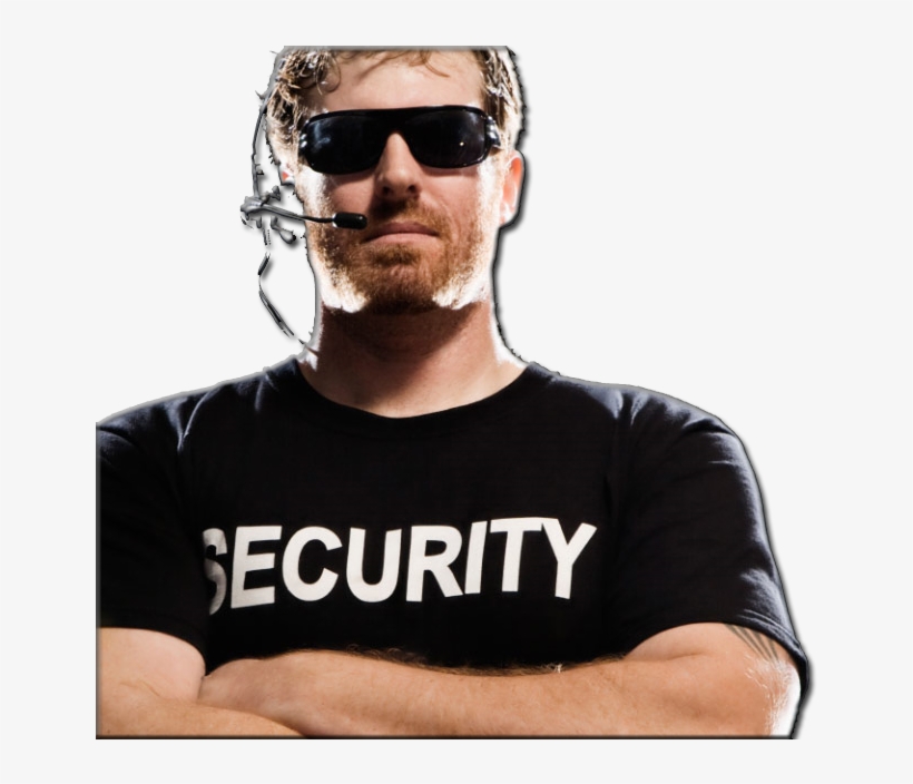 Security Guard With Arms Crossed, transparent png