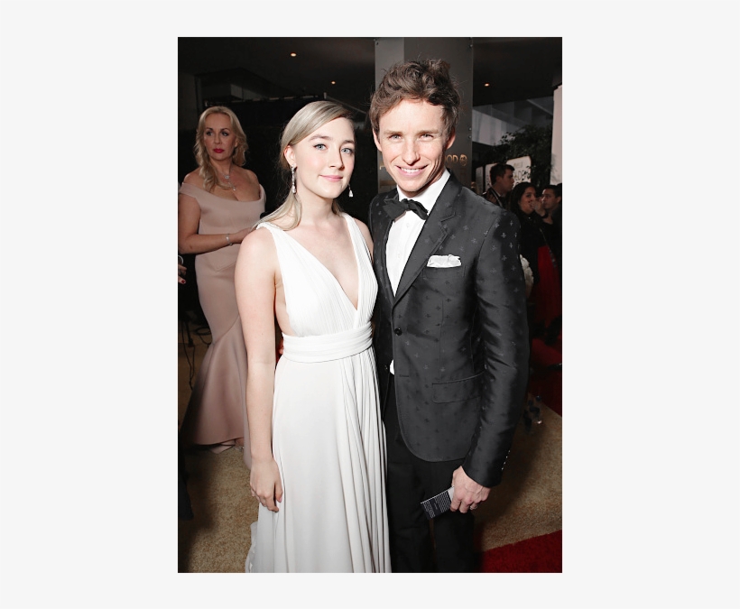Saoirse Ronan And Eddie Redmayne Attend The 73rd Annual - Saoirse Ronan Eddie Redmayne, transparent png