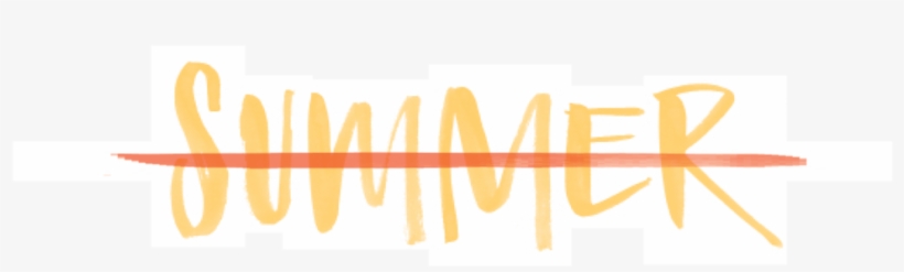 Summer Squarespace Banner Title - Calligraphy, transparent png