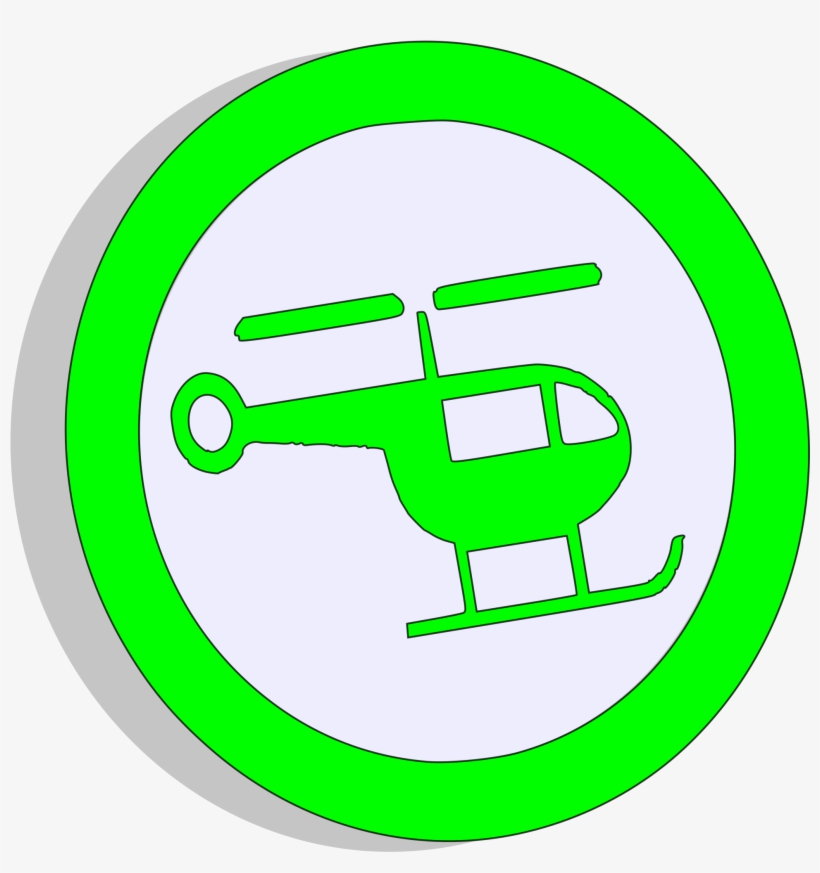 Open - Helicopter Symbol, transparent png