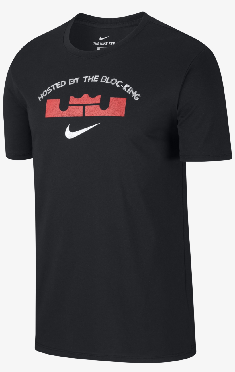 Nike Lebron James Block Party Dry Tee For £30 - Nike T Shirt Lebron James Block Party, transparent png