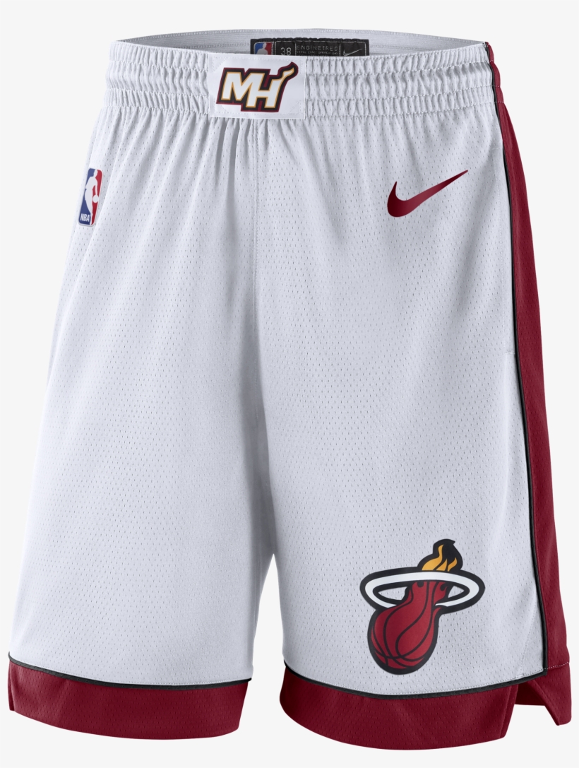 Wholesale Online F2bd3 178a0 Nike Miami Heat Swingman - Miami Heat Nike Shorts, transparent png