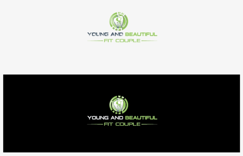 Elegant, Playful, Fitness Logo Design For Yandbfitcouple - Design, transparent png