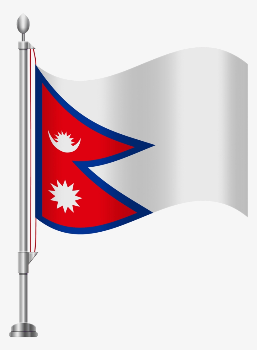 Nepal Flag Png - Indian Flag Black And White Clipart, transparent png