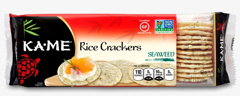 Kame Rice Crackers Original, transparent png