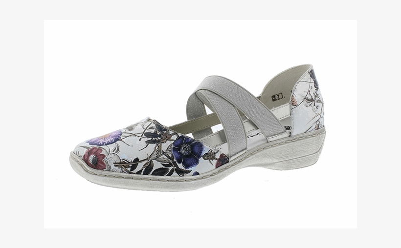 Remonte D1647-90 White/metallic/silver - Floral Flat Heel Lace-up Low-cut Men's Loafers For, transparent png