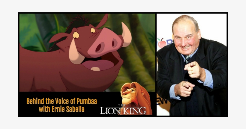 Behind The Voice Of Pumbaa With Ernie Sabella Tells - Lion King 1½ (2004), transparent png